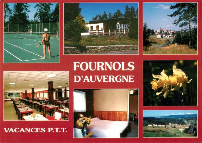 Fournols Village Vacances PTT Tennis Fournols salle a manger chambre vue general