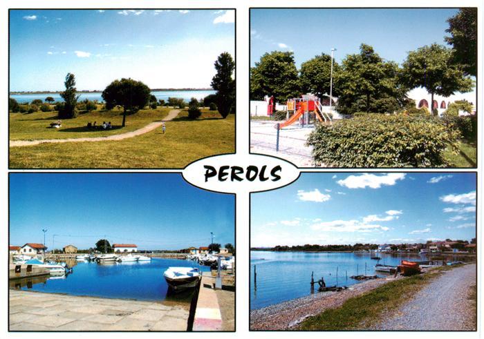 Perols Le parcours de sante Le jardin des arenes Le port Les Cabanes de Perols