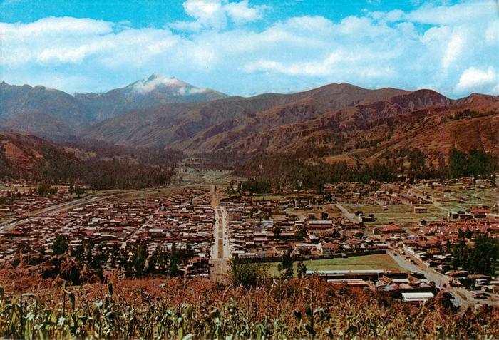 Huaraz Peru Fliegeraufnahme