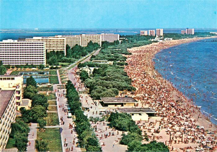 Mamaia Constanta Konstanza RO Strand Fliegeraufnahme