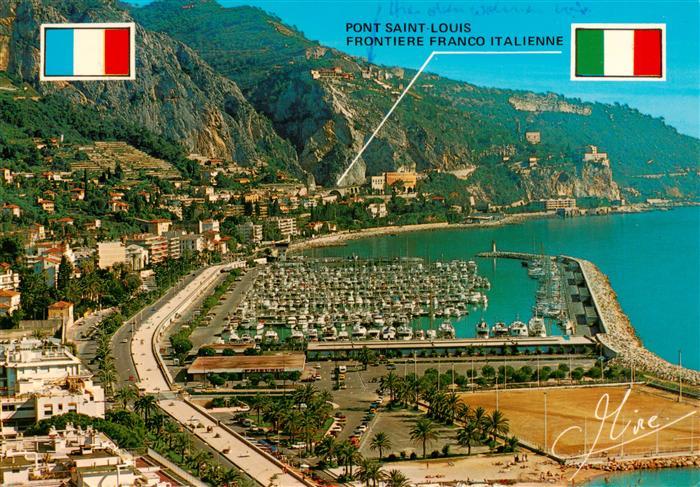 Menton 06 Le nouveau port de Menton Vue aerienne