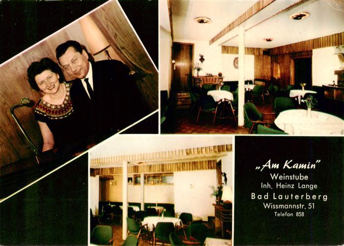 Bad Lauterberg Weinstube Am Kamin Gastraeume Wirtspaar