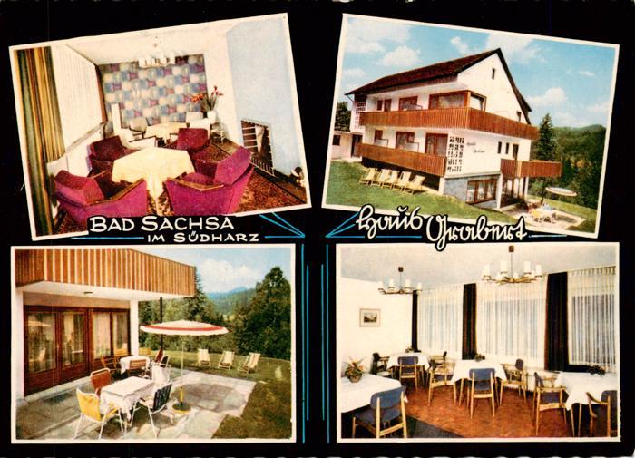 Bad Sachsa Harz Haus Grabert Gastraeume Terrasse