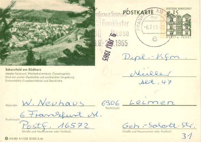 Scharzfeld Herzberg am Harz Panorama