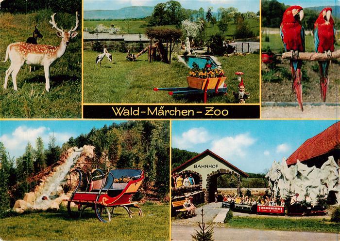 Ziegenhagen Hannoversch Muenden Wald Maerchen Zoo Bahnhof Teilansichten