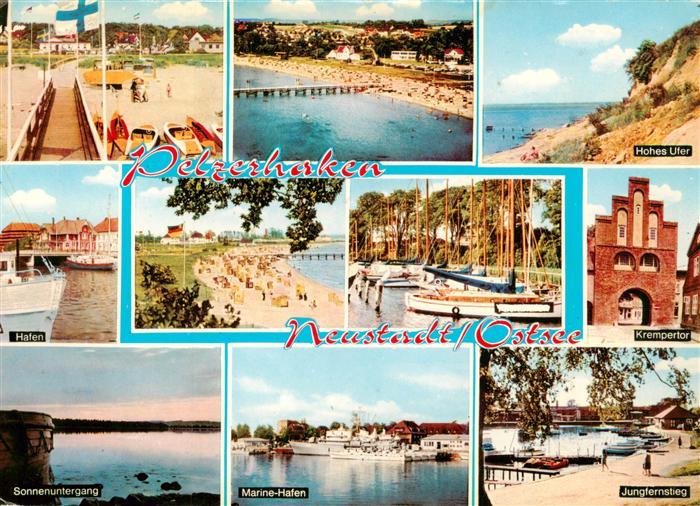 Pelzerhaken Neustadt Holstein Panorama Hohes Ufer Hafen Krempertor Sonnenunterga