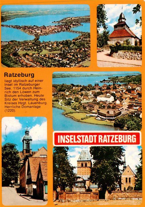 Ratzeburg Schleswig-Holstein Fliegeraufnahmen Kirchen Ortsansichten