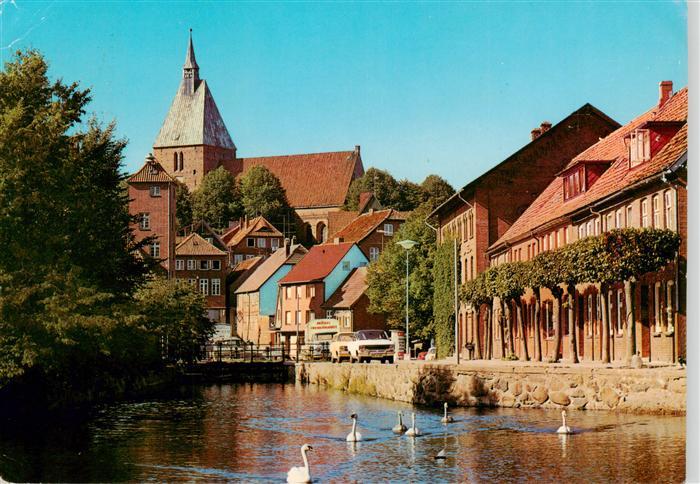Moelln  Lauenburg Blick auf die St Nicolaikirche