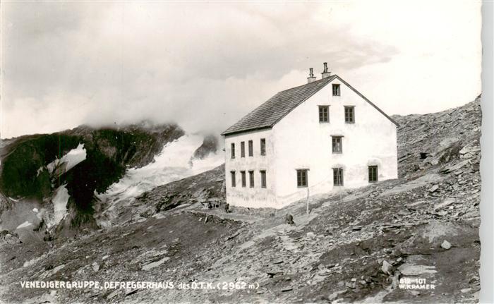 Defreggerhaus 2962m Grossvenediger AT Berghaus Venedigergruppe
