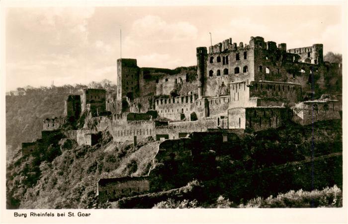 St Goar Rhein Burg Rheinfels