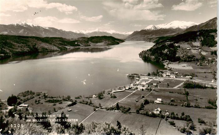 Bad Doebriach Panorama Millstaettersee Alpen