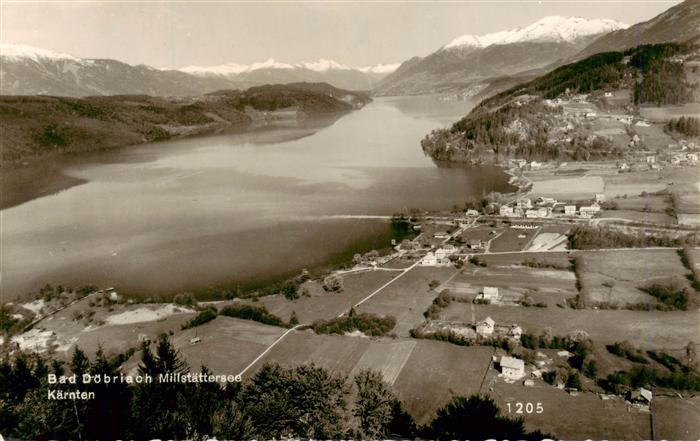 Bad Doebriach Panorama Millstaettersee Alpen