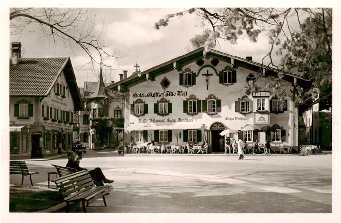 OBERAMMERGAU Bayern Christus-Haus Hotel Alte Post