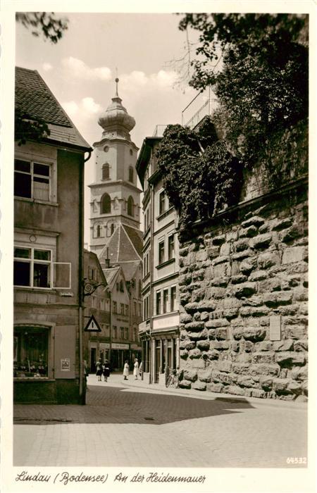Lindau  Bodensee An der Heidenmauer