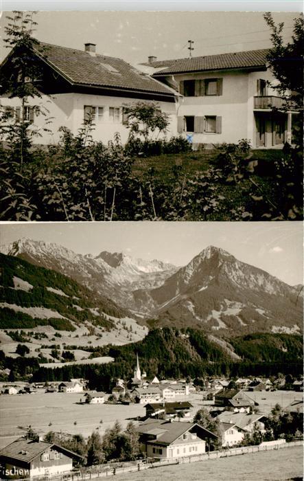 Fischen Allgaeu Gaestehaus Hoermann Panorama Allgaeuer Alpen