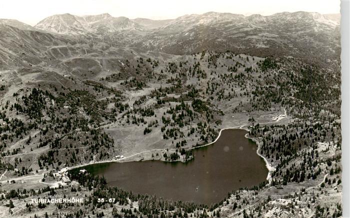 Turracherhoehe 1783m Kaernten Steiermark Fliegeraufnahme