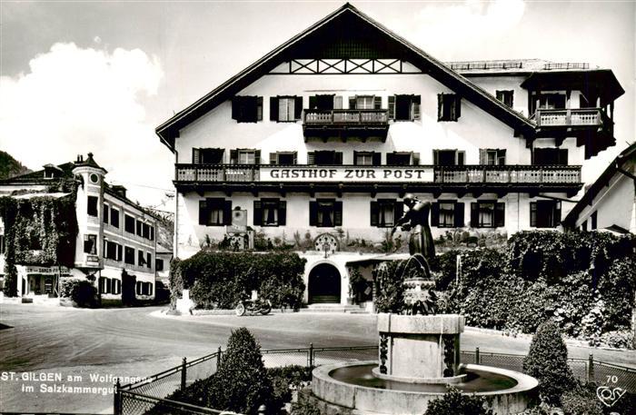 St Gilgen  Wolfgangsee AT Gasthof zur Post Brunnen