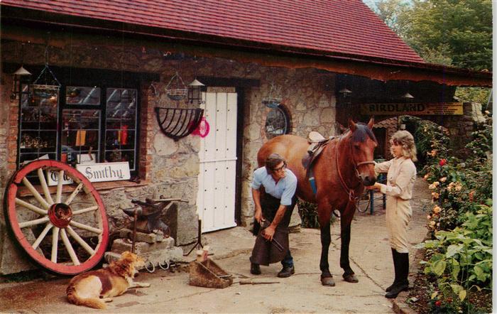 Godshill IOW UK The Smithy at work