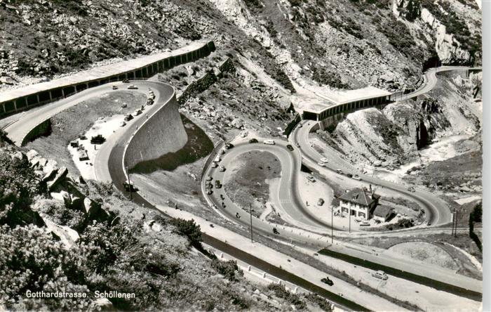 Schoellenen Schoellenen UR Gotthardstrasse Serpentinen
