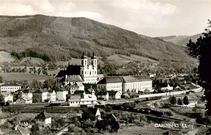 Garsten Oberoesterreich AT Panorama mit Kloster