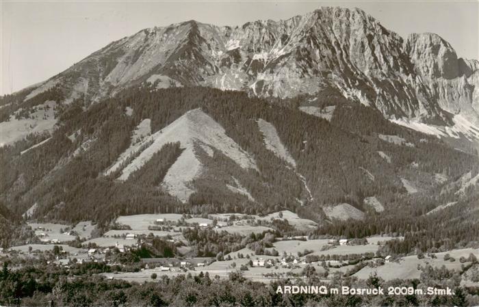 Ardning Steiermark AT Panorama Blick gegen Bosruck Ennstaler Alpen