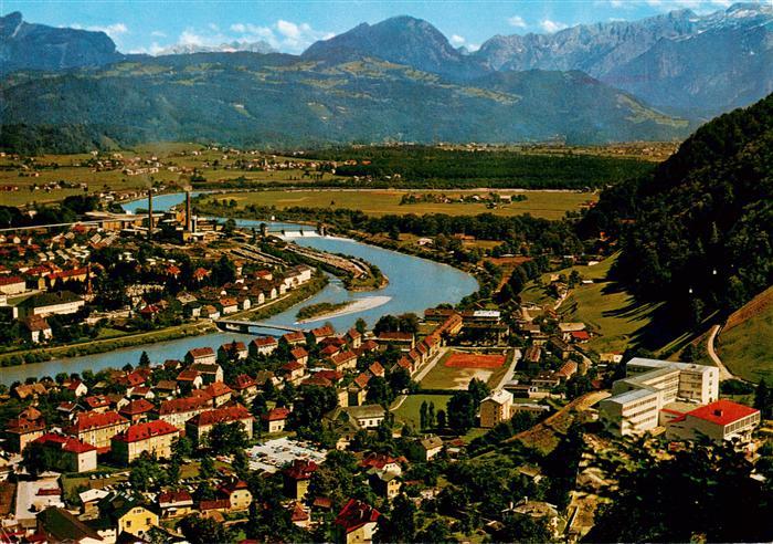 Hallein AT gegen Schwarzenberg und Tennengebirge