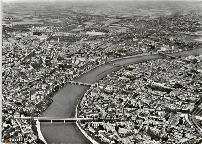 Basel BS Fliegeraufnahme