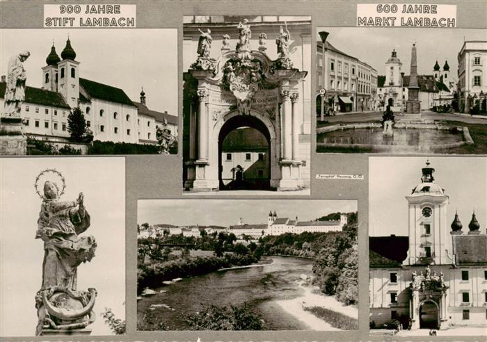 Lambach Traun Oberoesterreich AT 900 Jahre Stift Lambach 600 Jahre Markt Lambach