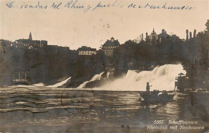 Schaffhausen  SH Rheinfall mit Neuhausen