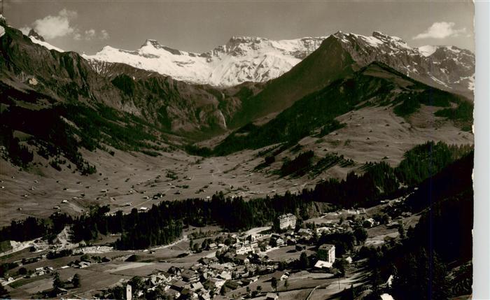 Adelboden BE Panorama mit Wildstrubel