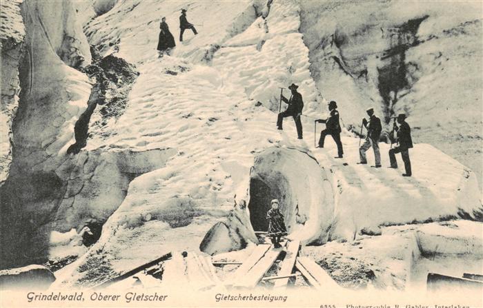 Grindelwald BE Oberer Gletscher mit Gletscherbesteigung