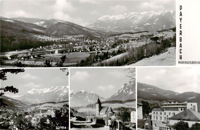 Payerbach Niederoesterreich AT Panorama Ortsansichten