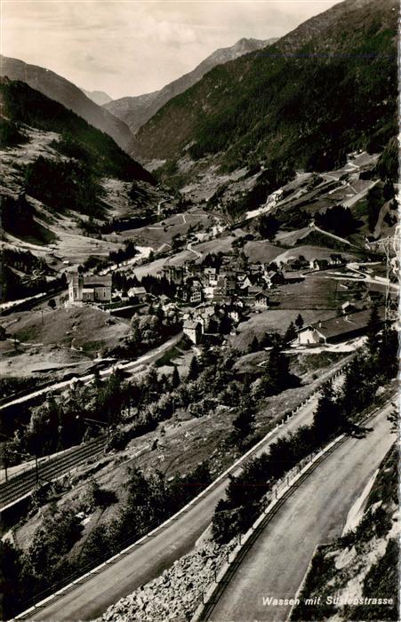 Wassen  UR mit Sustenstrasse