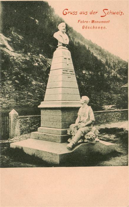 Goeschenen Goeschenen UR Fabre-Monument Denkmal