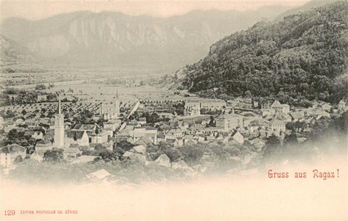 Ragaz Bad SG Panorama