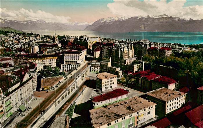 Lausanne VD Vue générale et les Alpes
