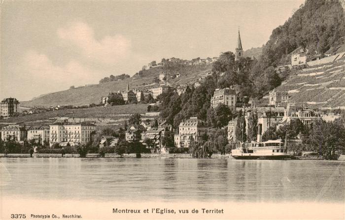 Montreux  VD Vue de Territet