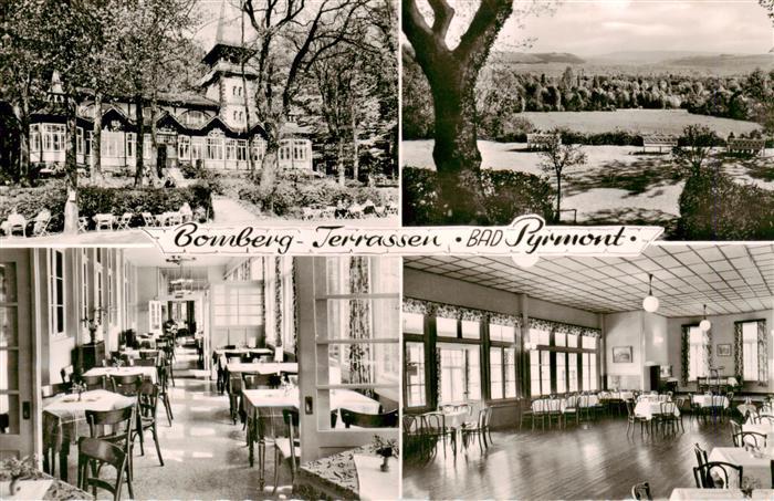 BAD PYRMONT Restaurant Bomberg Terrassen Gastraeume