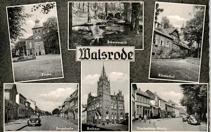 Walsrode Lueneburger Heide Kirche Eckernworth Klosterhof Bergstrasse Rathaus Hin