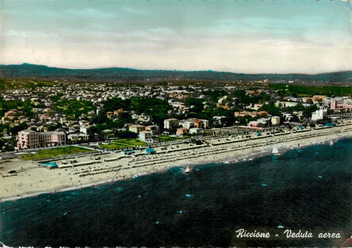 Riccione Rimini IT Fliegeraufnahme