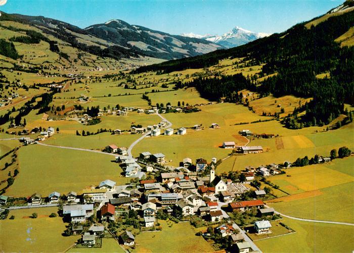 Westendorf Tirol Fliegeraufnahme mit Kitzbueheler Horn