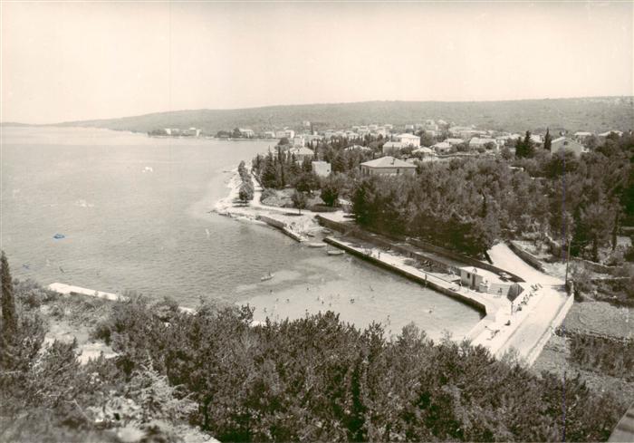 Malinska  Krk Croatia Fliegeraufnahme