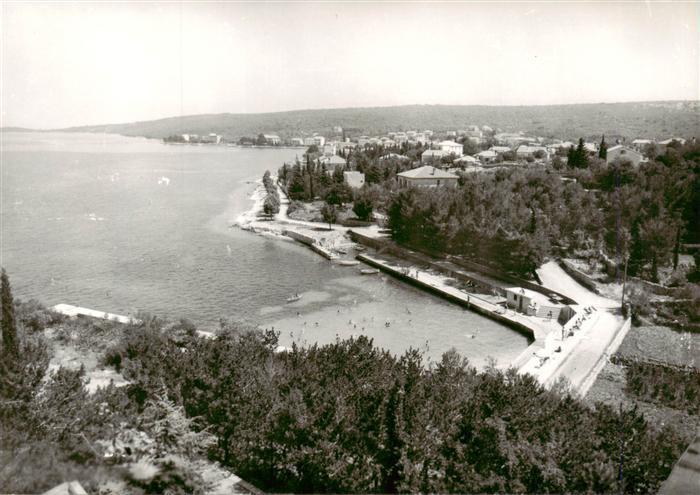 Malinska  Krk Croatia Fliegeraufnahme