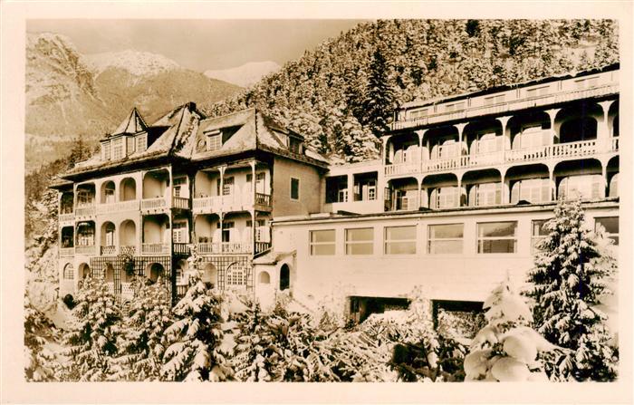 GARMISCH-PARTENKIRCHEN Bayern Haus Partenkirchen der Deutschen Gesellschaft fuer