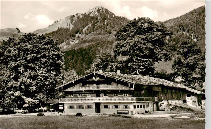 Bad Wiessee Tegernsee Berggasthaus Bauer in der Au mit Fockenstein