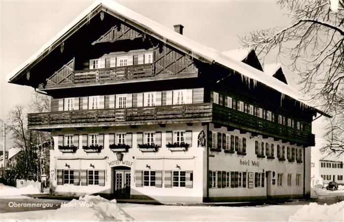OBERAMMERGAU Bayern Hotel Wolf