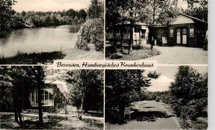 Bevensen Bad Hamburgisches Krankenhaus Park Partie am See
