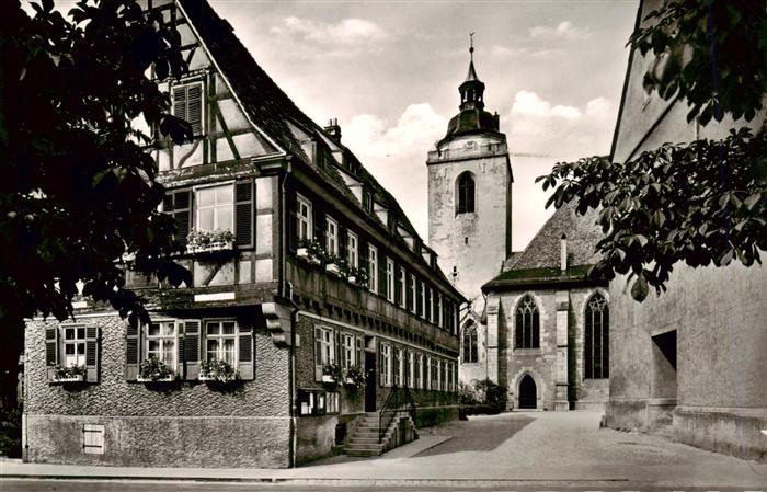 Kirchheim  Teck Eyth-Haus Fachwerkhaus Kirche