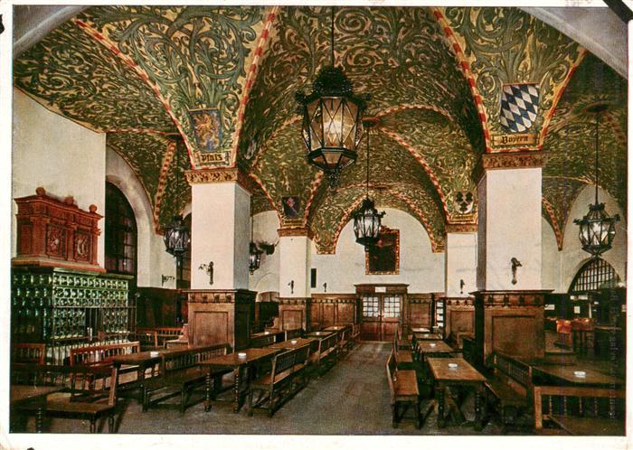 Muenchen Bayern Kgl. Hofbraeuhaus Parterre-Raeume