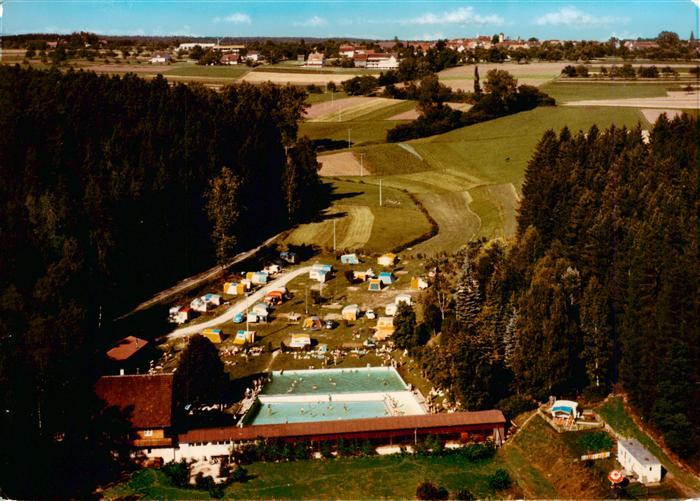 Wart Altensteig Schwarzwald Freibad Campingplatz Luftaufnahme